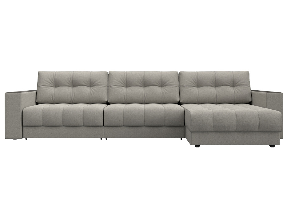 Диван угловой с декором Лига-049 НПБ Лонг (амур 02 бежевый) Диван угловой с декором Лига-049 НПБ Лонг (амур 02 бежевый)