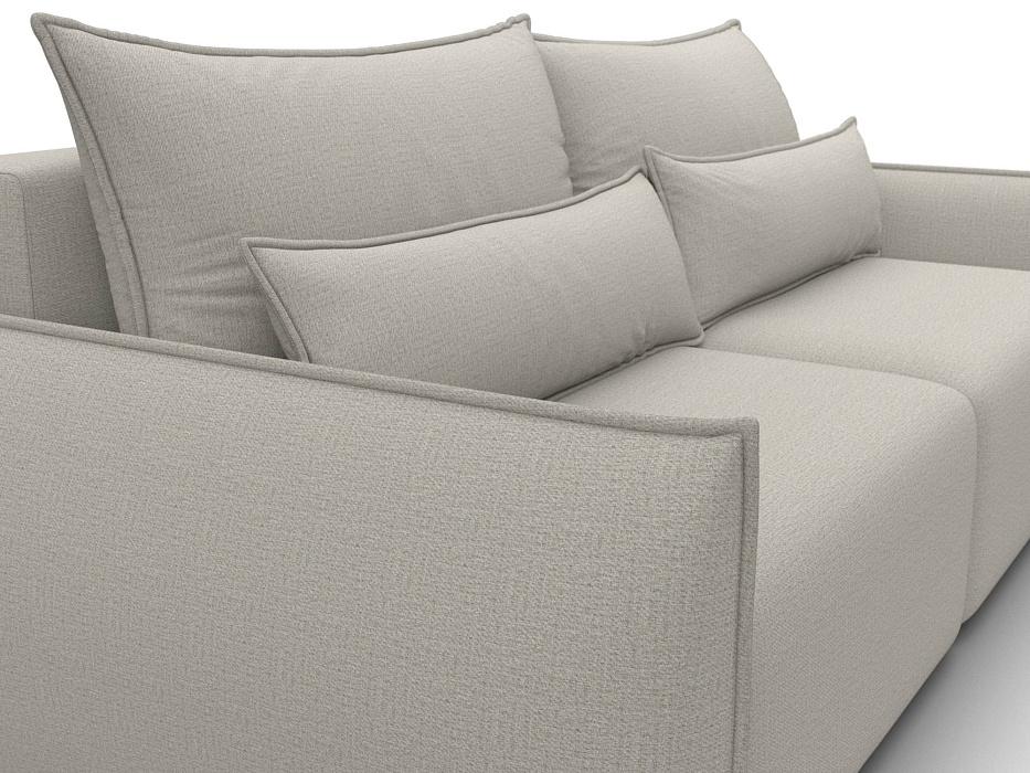 Диван прямой Лига-051 НПБ (амур 02 бежевый)