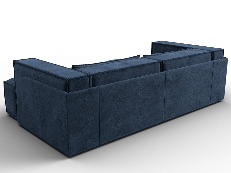 Диван угловой Лига-061 угол правый (tower 13 синий)