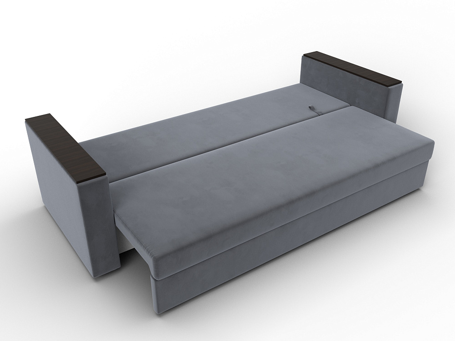 Диван прямой Атланта без стола (seven 17 серый)