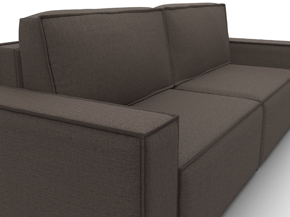 Диван прямой Куба Лайт (амур 05 коричневый)