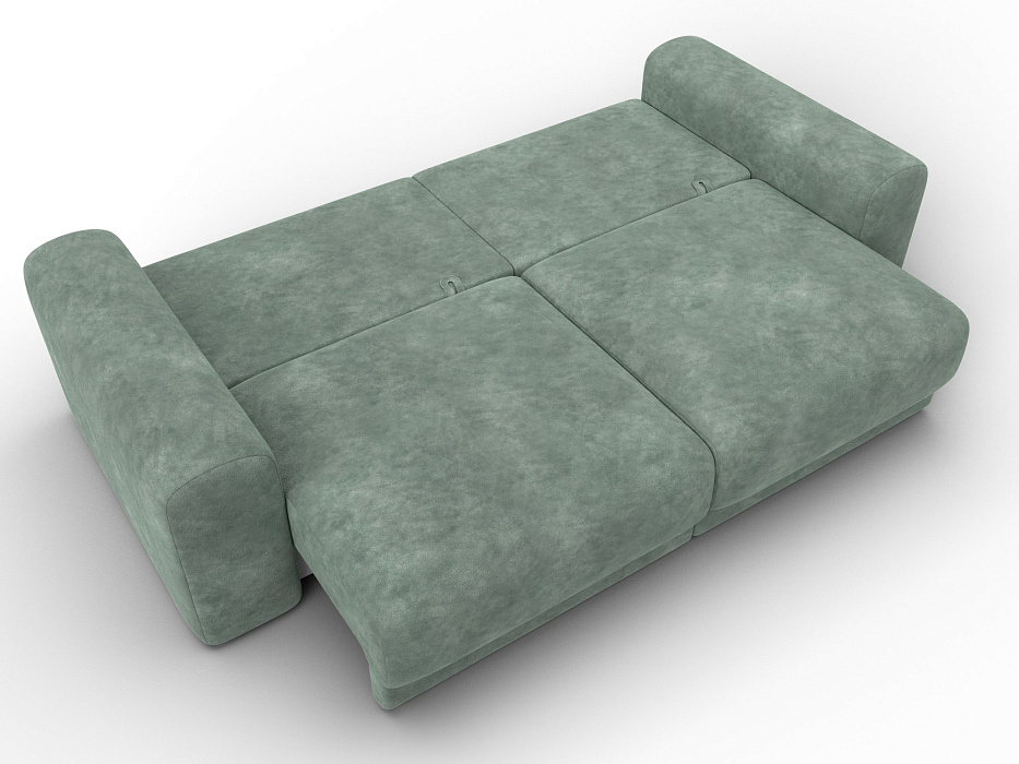 Диван прямой Лига-056 НПБ (brut 08 зеленый)