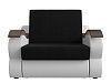 Прямой диван Меркурий 120 (черный\белый цвет)