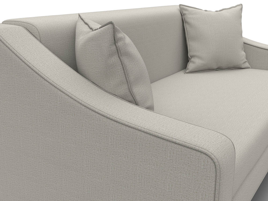 Диван прямой Лига-071 (амур 02 бежевый)