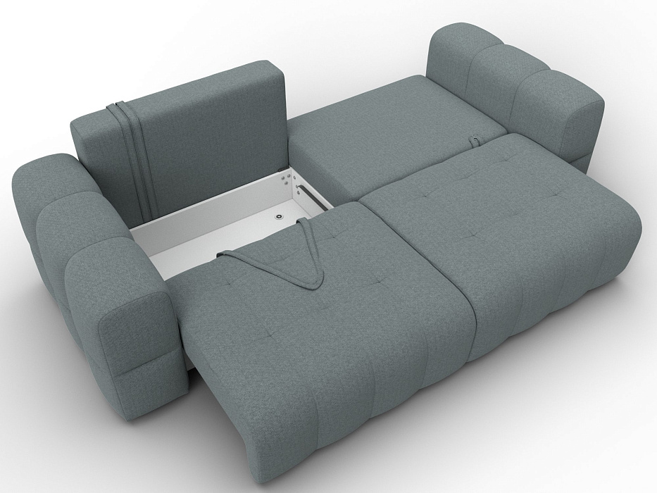 Диван прямой Лига-110 НПБ (амур 07 серый)