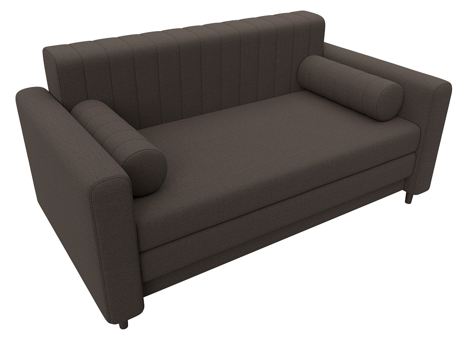 Диван прямой Лига-070 (амур 05 коричневый)