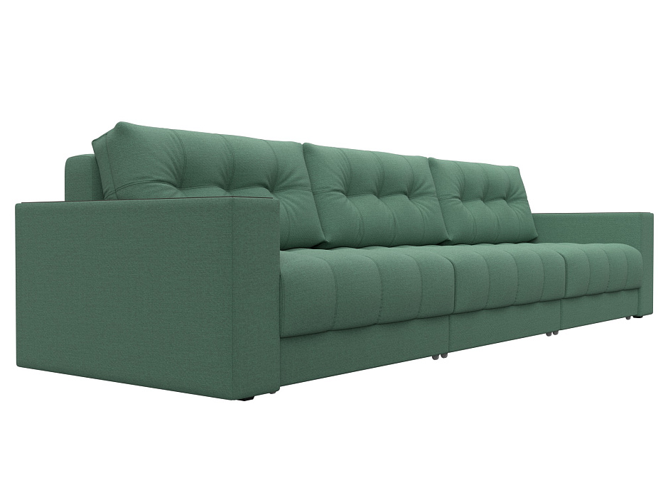 Диван прямой с декором Лига-049 НПБ Лонг (амур 11 зеленый) Диван прямой с декором Лига-049 НПБ Лонг (амур 11 зеленый)