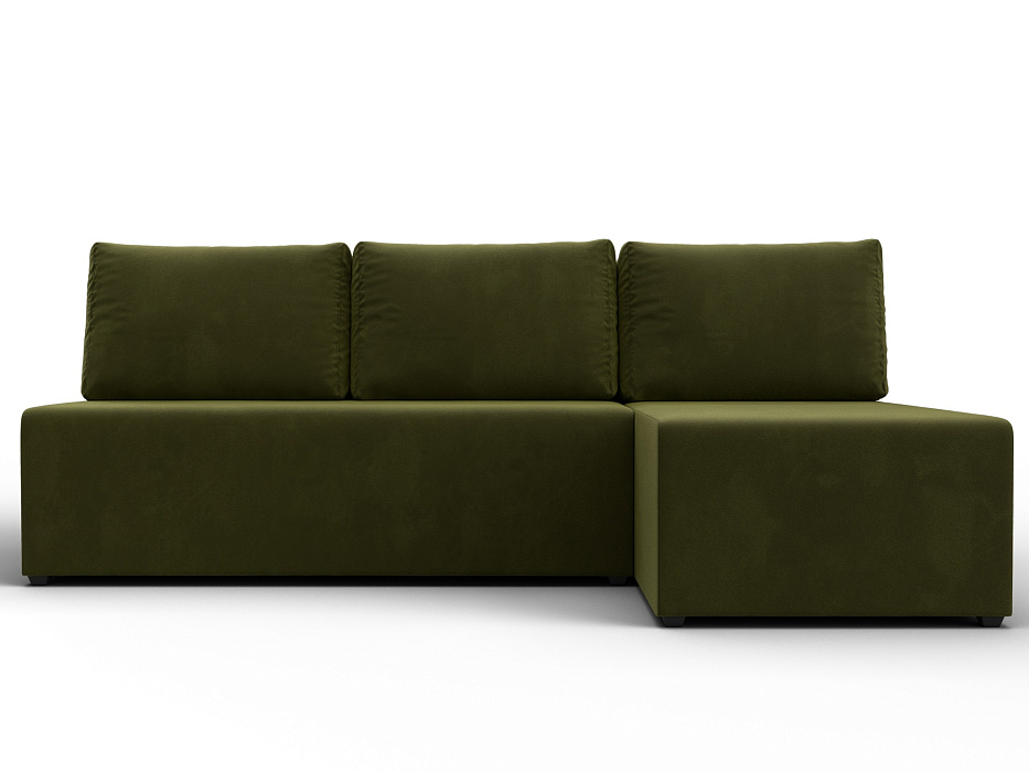 Диван угловой Поло правый угол (зеленый)