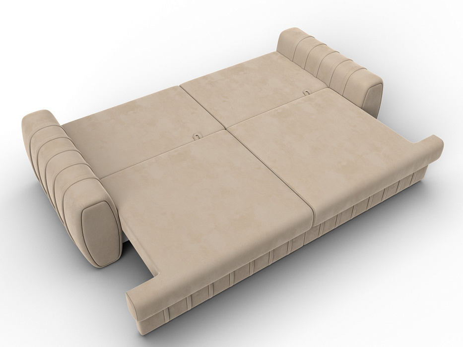 Диван прямой Лига-057 НПБ (seven 729 бежевый)
