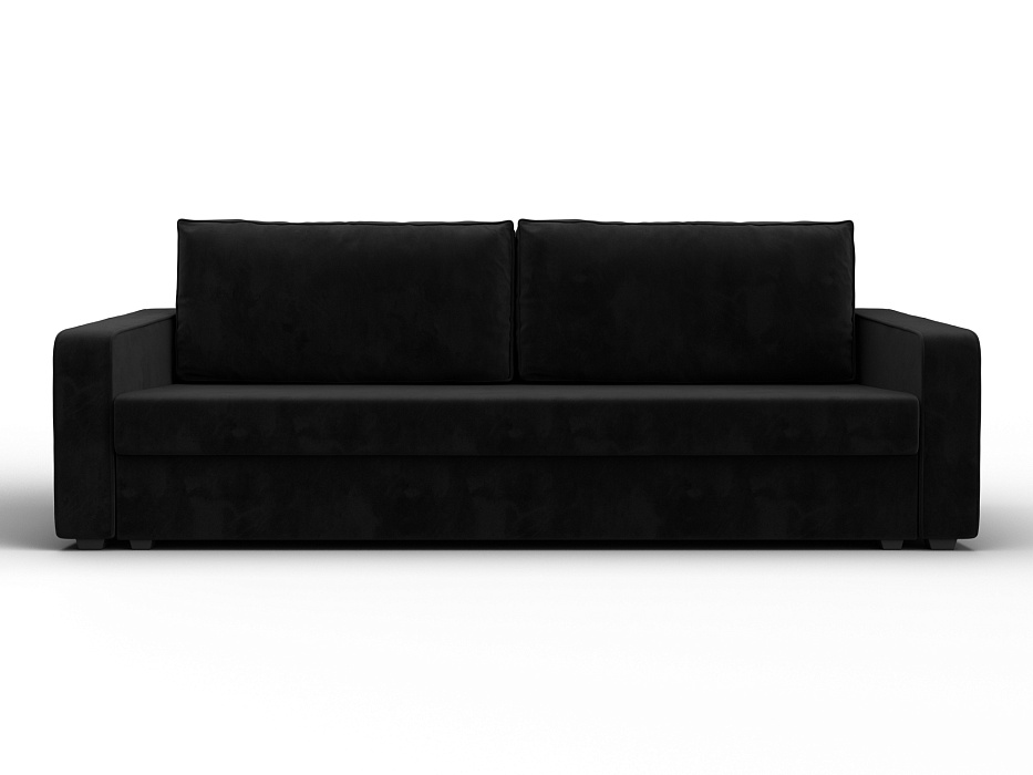 Диван прямой Лига-009 (черный)