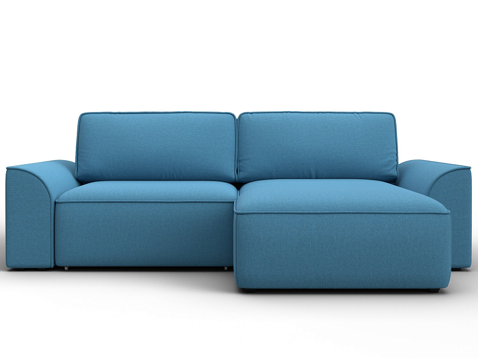 Диван угловой Лига-048 НПБ (амур 10 голубой)