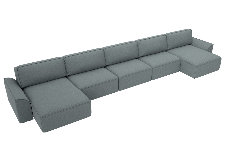 Диван П-образный Лига-048 НПБ МегаЛонг (амур 07 серый) Диван П-образный Лига-048 НПБ МегаЛонг (амур 07 серый)