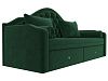 Прямой диван софа Сойер (зеленый)