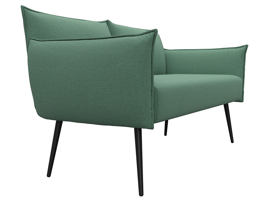 Диван прямой Лига-083 (рогожка амур 11 зеленый)