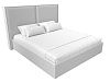 Интерьерная кровать Аура 160 (белый цвет)