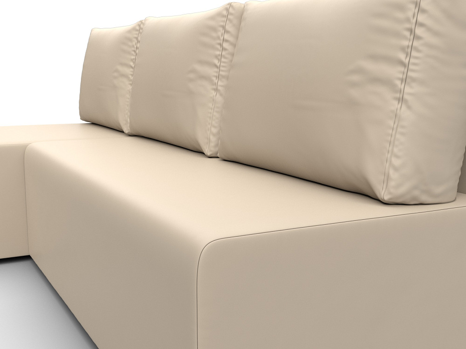 Диван угловой Поло левый угол (бежевый)