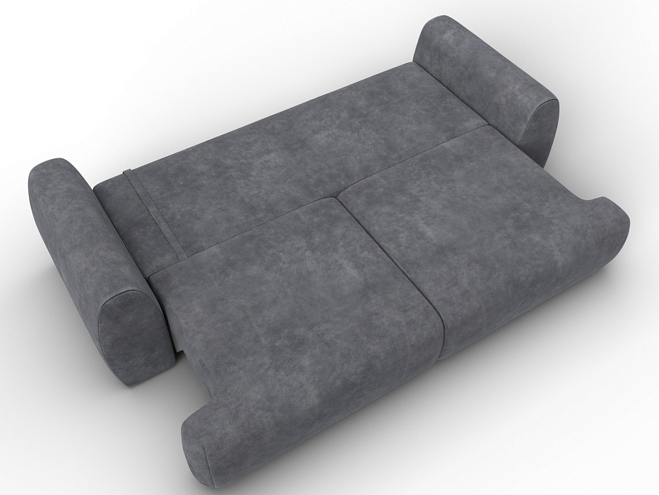 Диван прямой Лига-115 НПБ (brut 16 темно-серый)