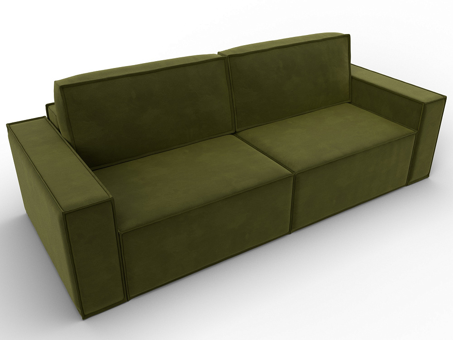 Диван прямой Куба (зеленый)