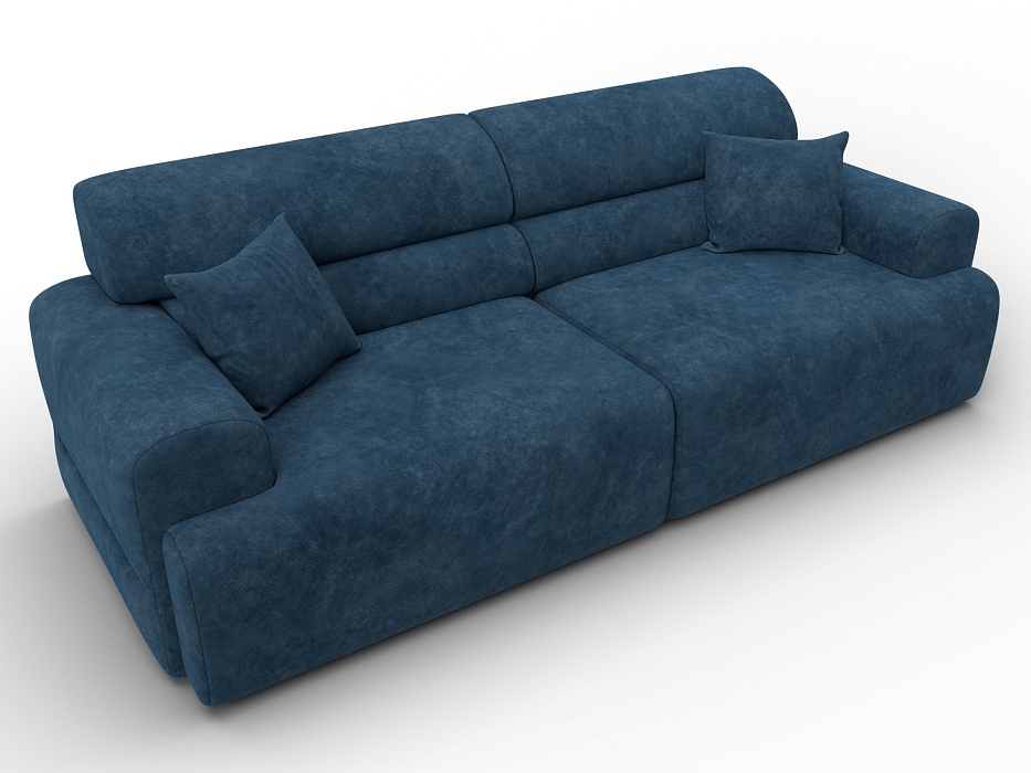 Диван прямой Лига-109 НПБ (brut 11 синий)