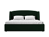 Интерьерная кровать Лотос 160 (зеленый цвет)