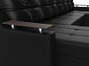 П-образный диван Сенатор (черный цвет)