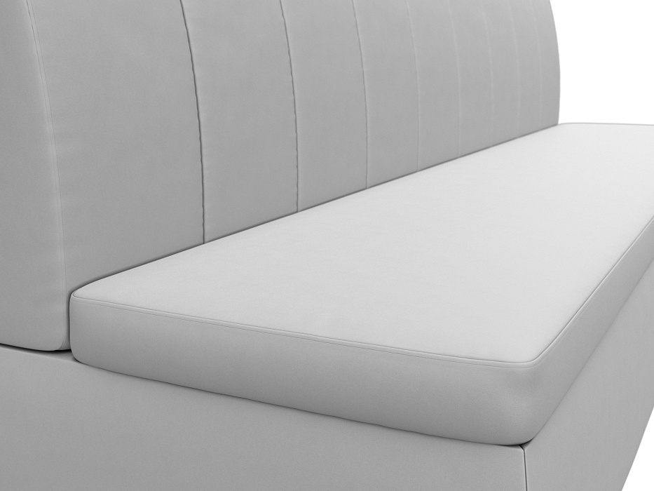 Диван кухонный прямой Кантри (белый)