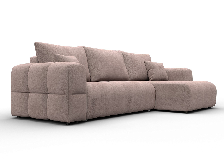 Диван угловой Лига-110 НПБ угол универсальный (tower 05 бежевый)