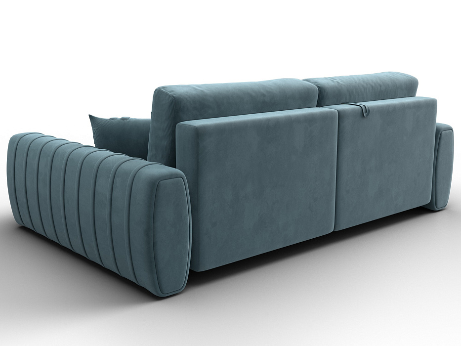 Диван угловой Лига-057 НПБ угол правый (seven 113 бирюзовый)