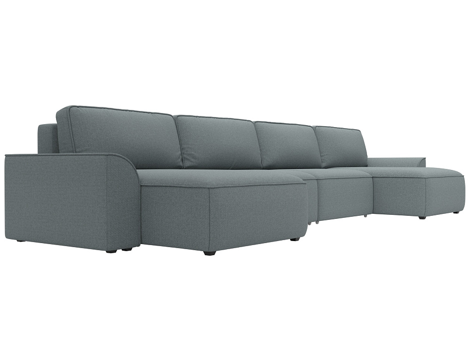 Диван П-образный Лига-048 НПБ лонг (амур 07 серый) Диван П-образный Лига-048 НПБ лонг (амур 07 серый)