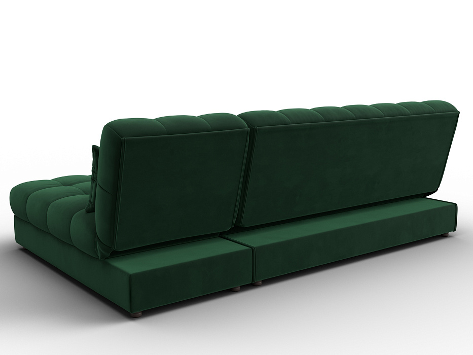 Диван угловой Лига-116 НПБ угол правый (seven 626 зеленый)
