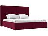 Интерьерная кровать Аура 160 (бордовый цвет)