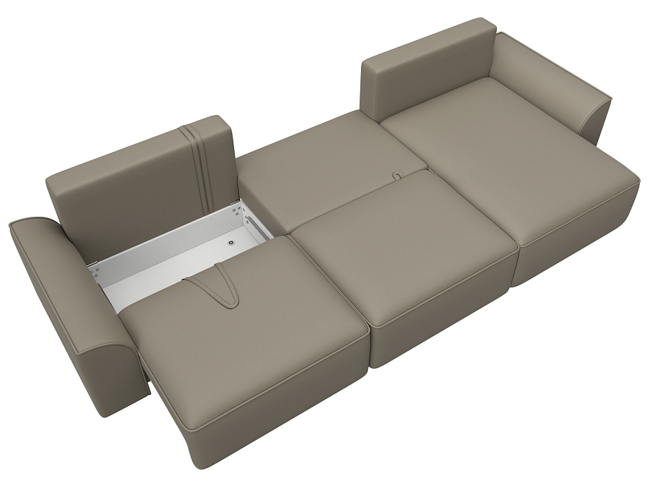 Диван угловой Лига-048 НПБ лонг (grifon 04 бежевый) Диван угловой Лига-048 НПБ лонг (grifon 04 бежевый)