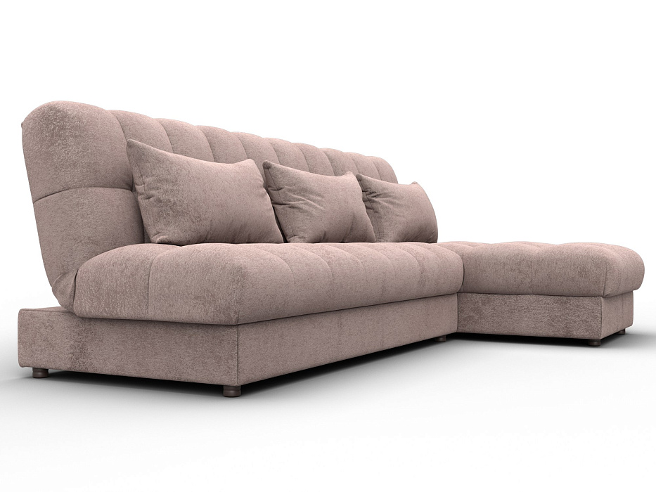 Диван угловой Лига-116 НПБ угол правый (tower 05 бежевый)