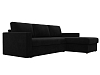 Угловой диван Траумберг правый угол (черный цвет)