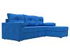 Угловой диван Верона правый угол (голубой цвет)