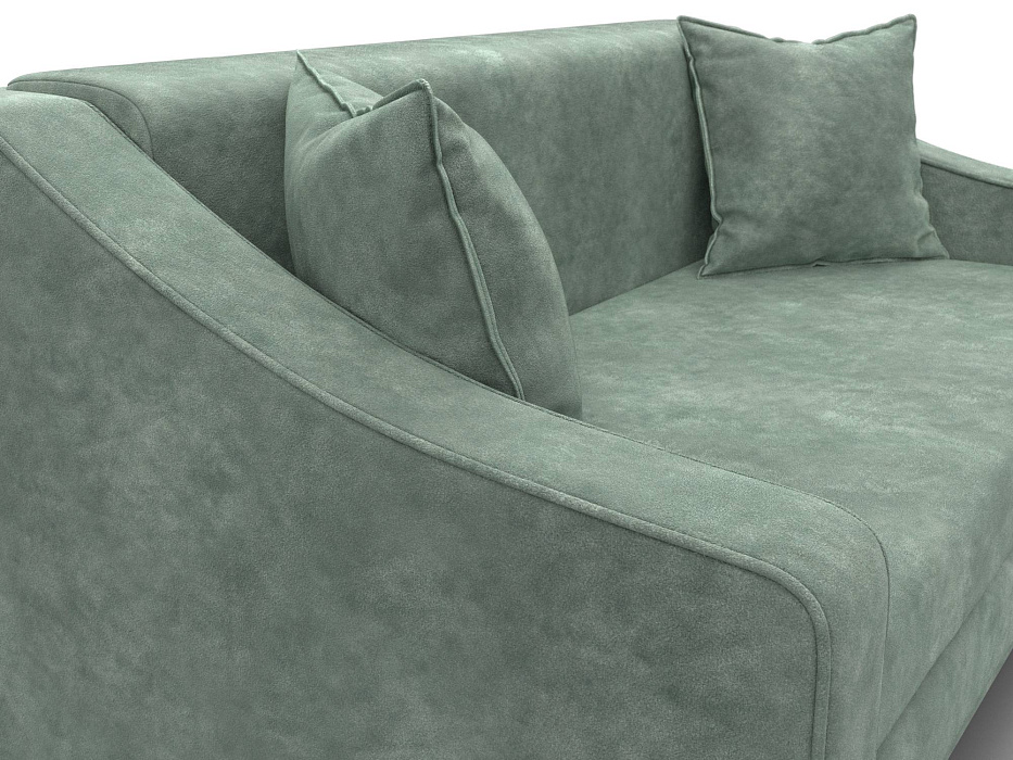 Диван прямой Лига-071 (brut 08 зеленый)