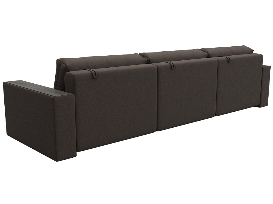 Диван прямой с декором Лига-049 НПБ Лонг (амур 05 коричневый) Диван прямой с декором Лига-049 НПБ Лонг (амур 05 коричневый)