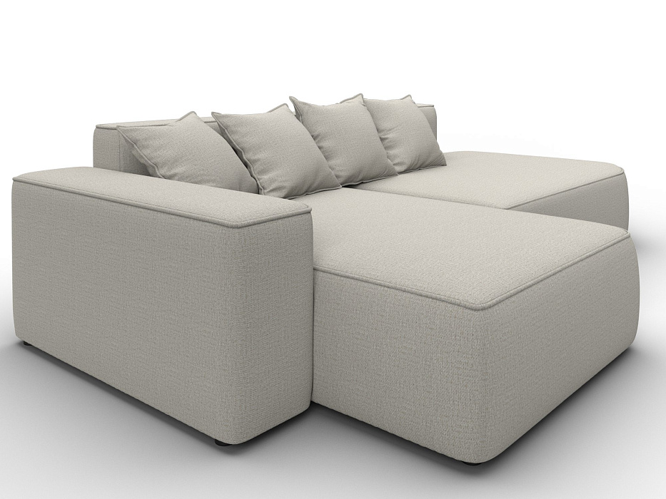 Диван угловой Лига-065 угол левый (амур 02 бежевый)