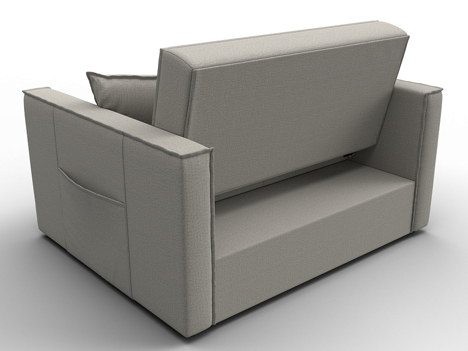 Диван прямой Лига-104 (140) (амур 02 бежевый)