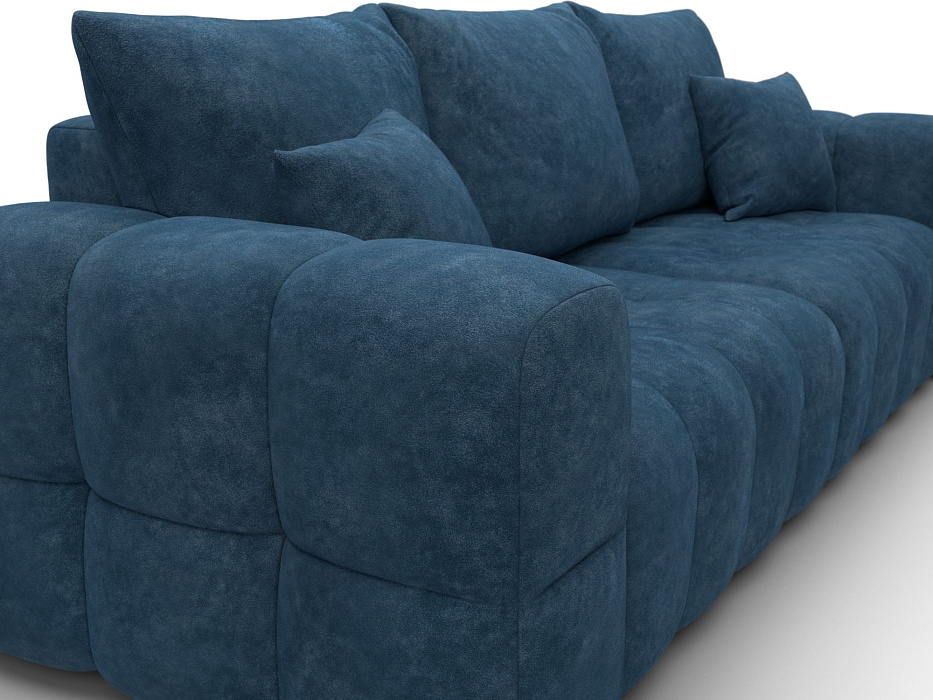 Диван прямой Лига-110 НПБ (brut 11 синий)