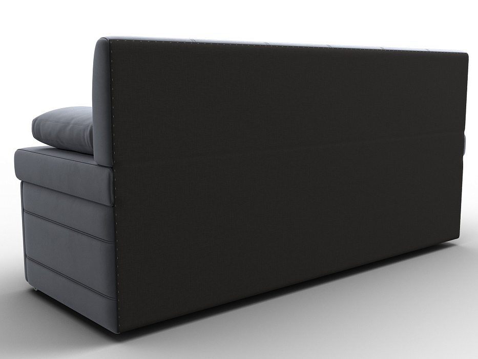 Диван кухонный прямой Лео (серый)