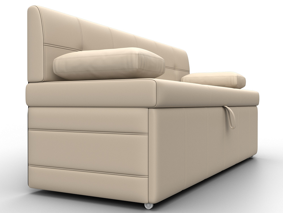 Диван кухонный прямой Лео (бежевый)