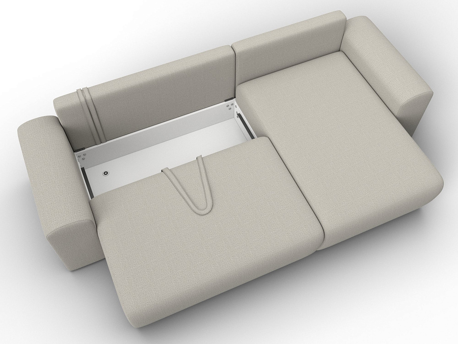 Диван угловой Лига-099 угол универсальный (амур 02 бежевый)