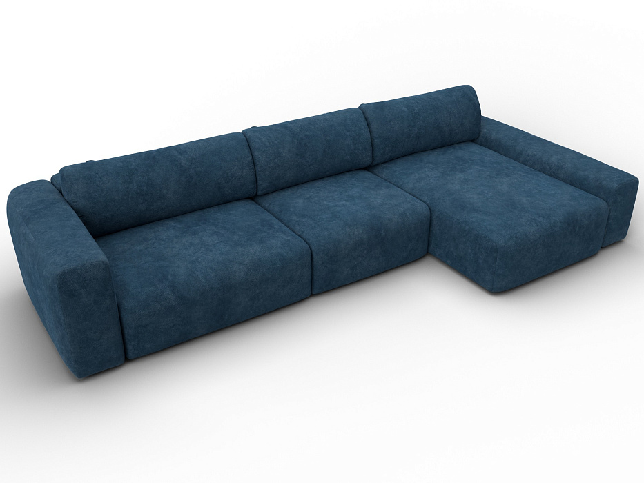 Диван угловой Лига-066 НПБ Лонг угол правый фото в интернет-магазине Лига Диванов