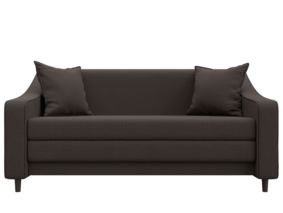 Диван прямой Лига-071 (амур 05 коричневый)