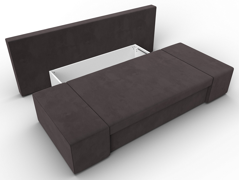 Диван прямой Сан Марко (коричневый)