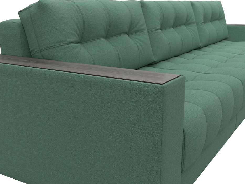 Диван прямой с декором Лига-049 НПБ Лонг (амур 11 зеленый) Диван прямой с декором Лига-049 НПБ Лонг (амур 11 зеленый)