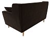 Прямой диван Брайтон 2 (коричневый цвет)