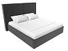 Интерьерная кровать Аура 160 (серый цвет)