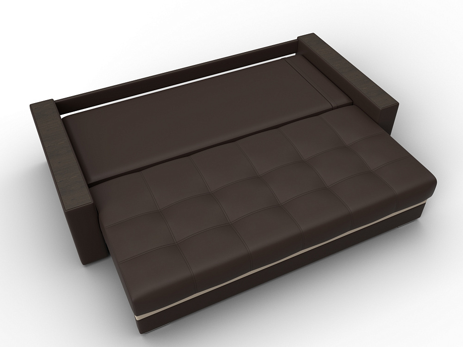 Диван прямой с декором Лига-096 НПБ фото в интернет-магазине Лига Диванов